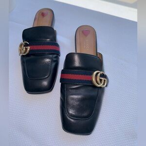 Gucci Princetown leather slipper double size 39.5